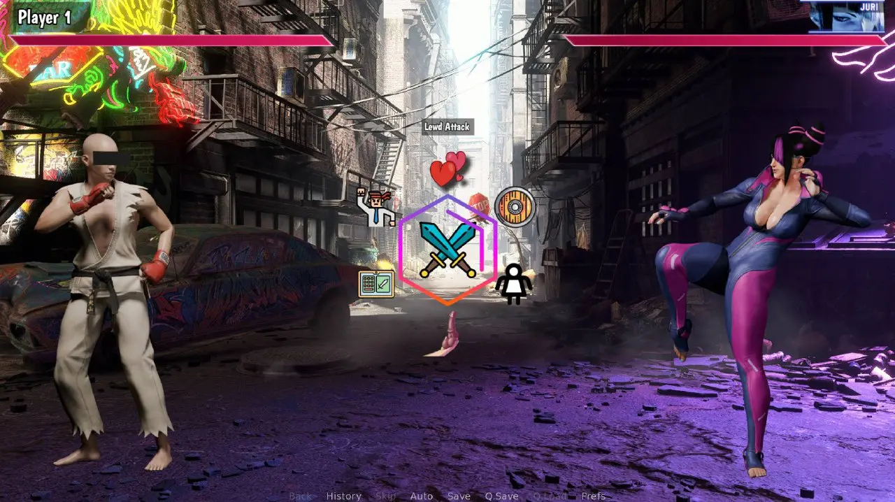 街头斗士: 成人游乐场战斗 (Street Brawler: Adult Playground)-皑雪